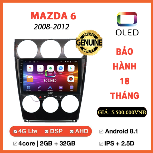 MÀN HÌNH OLED MAZDA 6 2008-2012